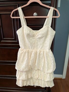 Guess Cream Lace Dress